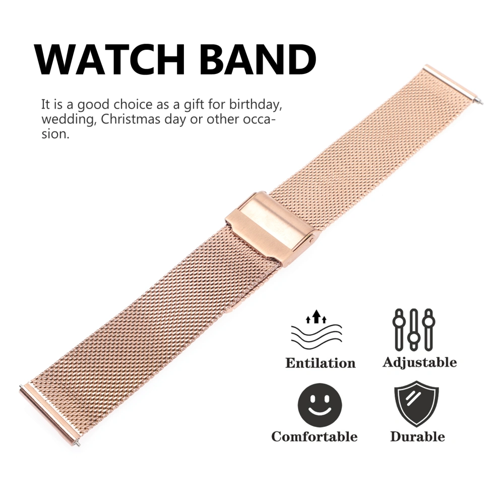 Stainless Steel Watchband Bracelet Replacement Watch Strap Metal Wristband