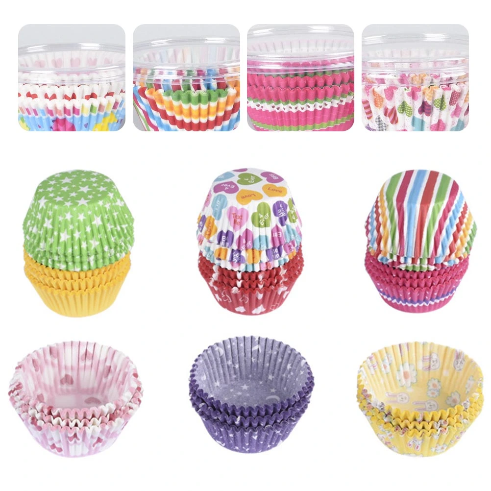 500pcs Heat Resistant Cupcakes And Glutinous Rice Cake Cupcakes