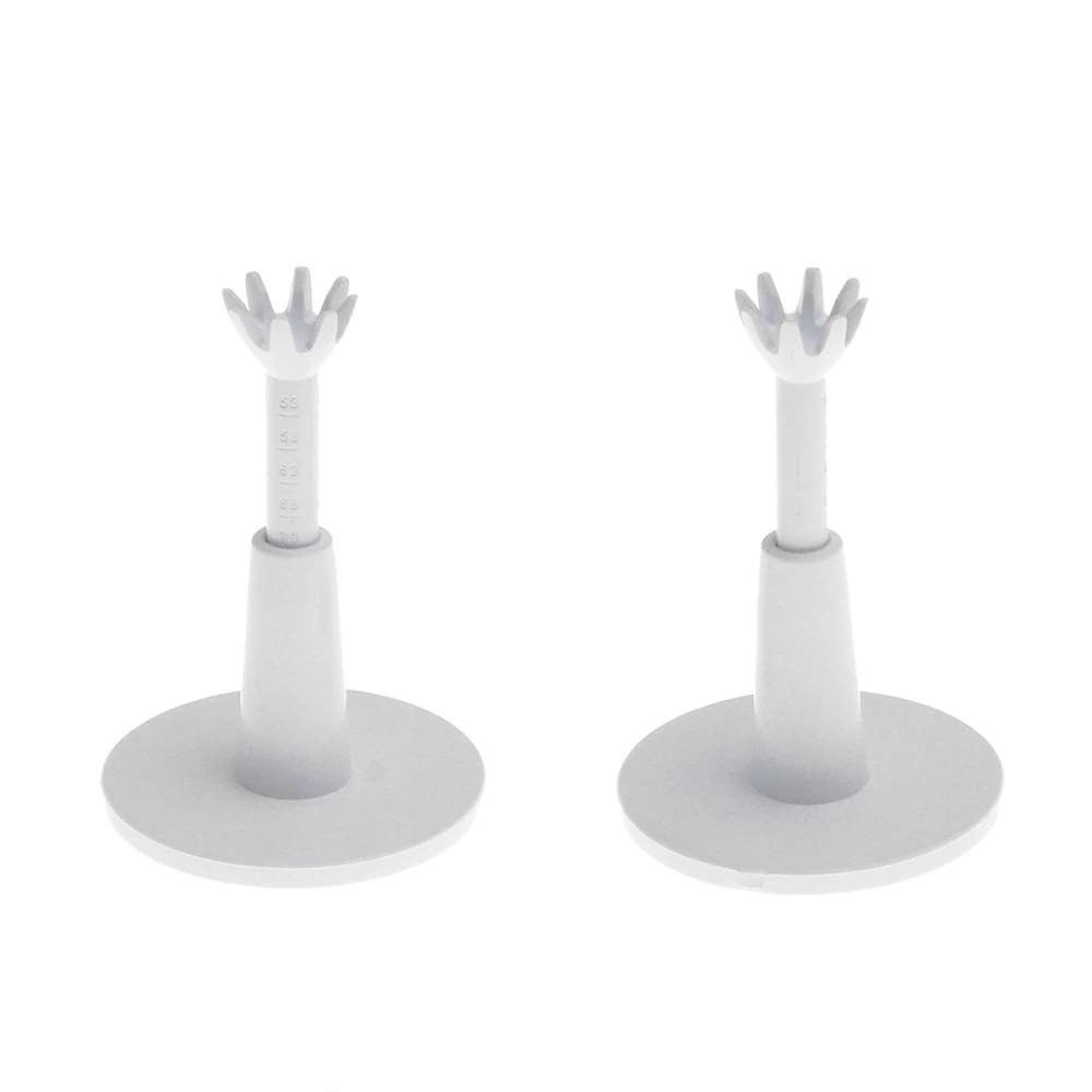 2pcs T205 Tees Adjustable Range Tees White Plastic Practice Tee