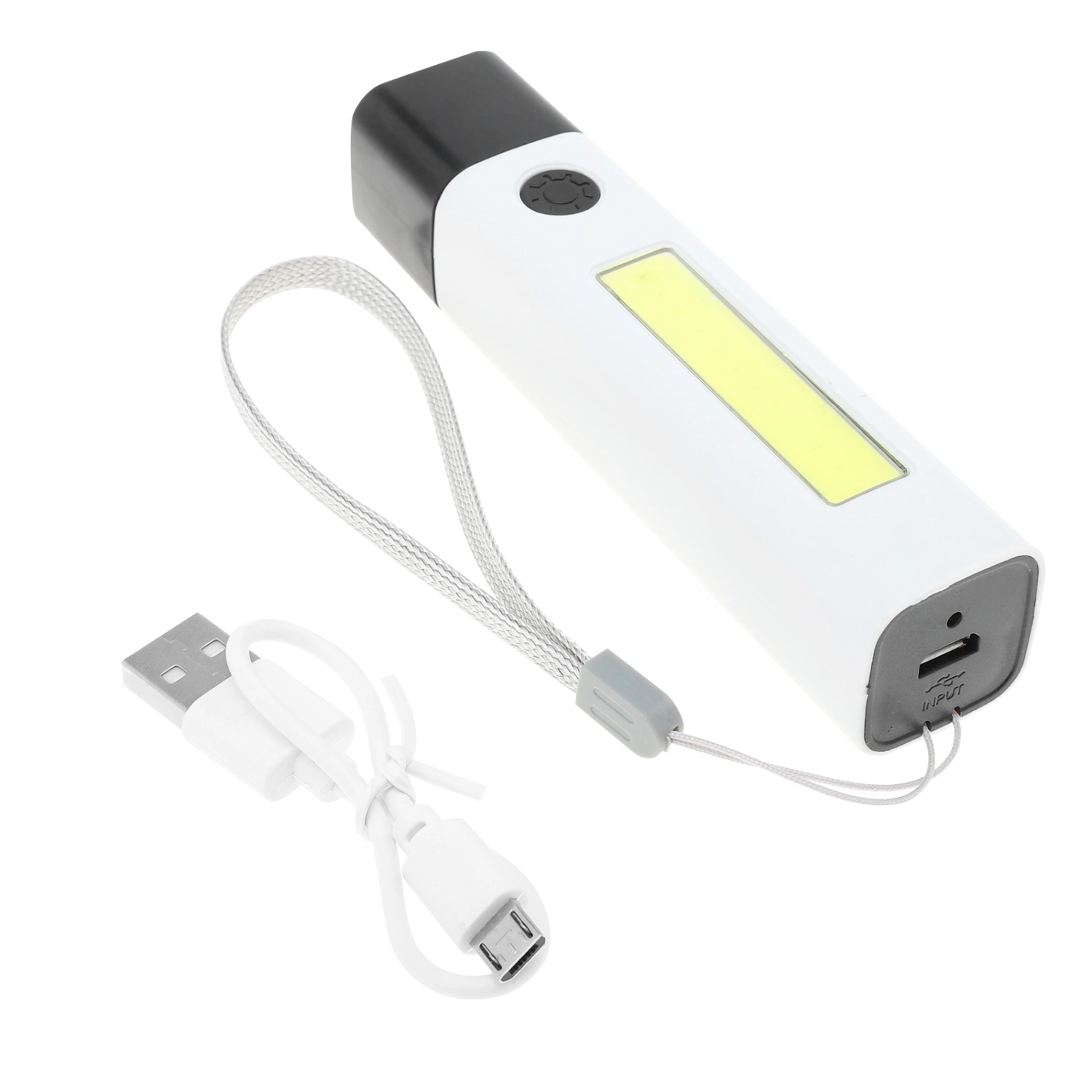 Strong Light Portable Flashlight Home Lighting USB Rechargeable Flashlight