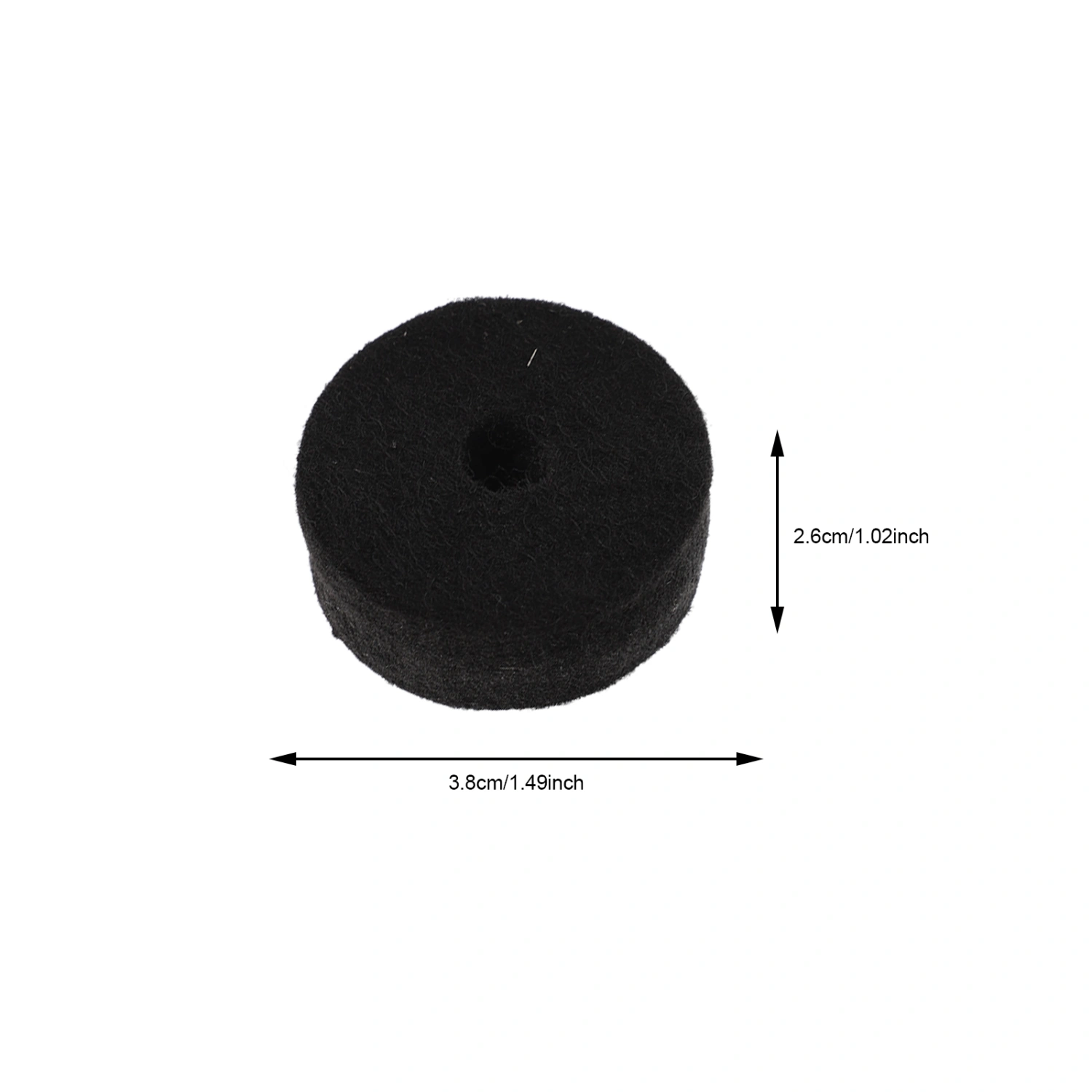 1 set of Professional Drum Cymbal Felt Pads Set Drum Supplies Drum Set Cushions