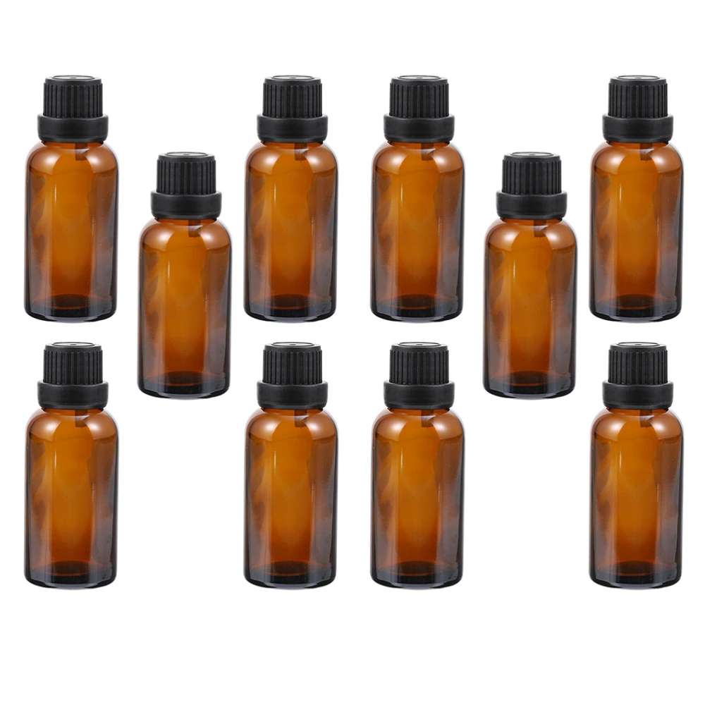 10Pcs Small Essential Oil Bottles with Orifice Reducer Perfume Sub Package Bottles