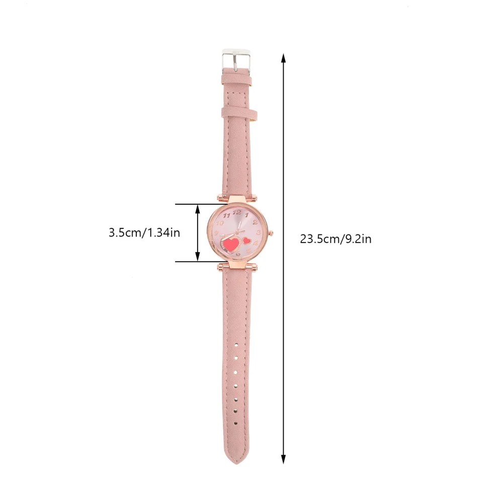 1pc Wrist Watch Elegant Heart Decorative Watch Wrist Decorative Bracelets Watch