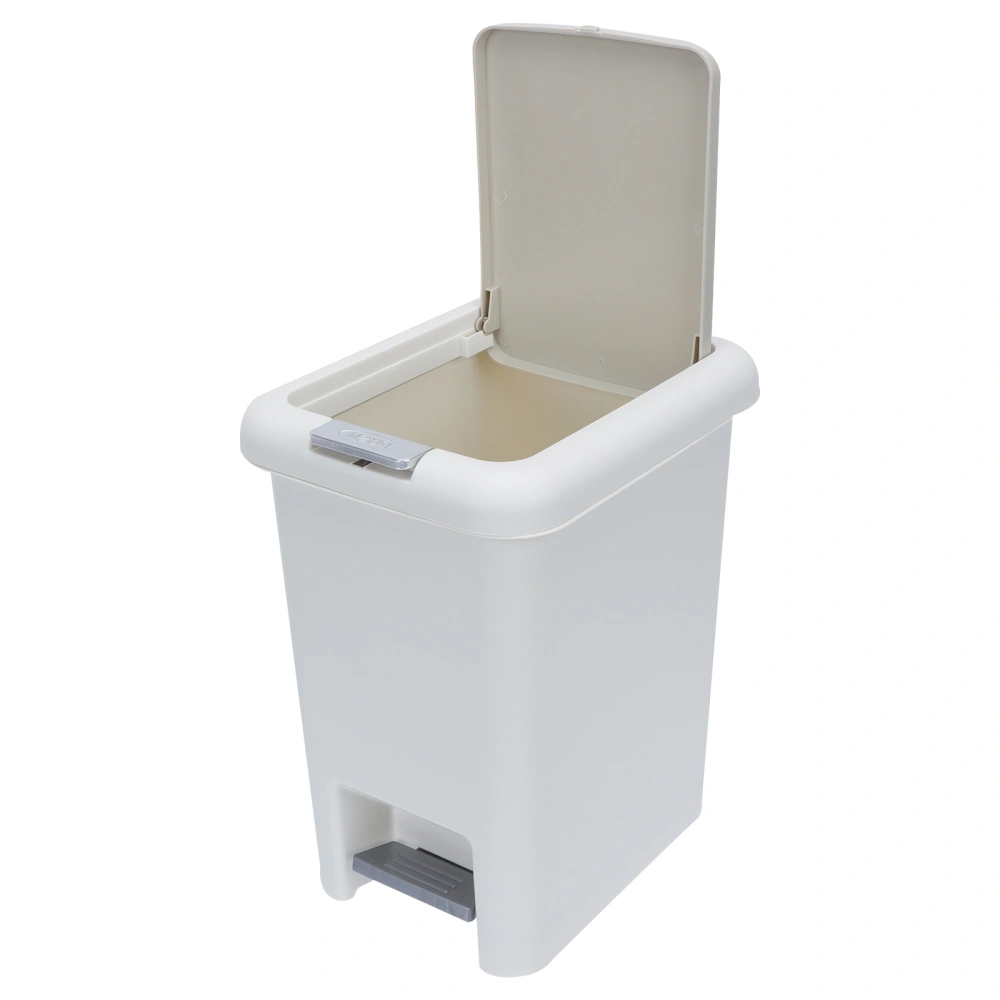 1Pc Plastic Pedal Designed Garbage Bucket Classifying Storage Container