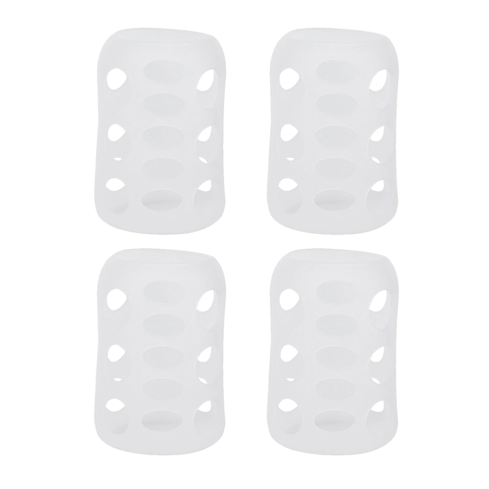 4pcs Silicone Baby Bottle Cover Feeding Bottle Sleeves Nursery Bottle Protector