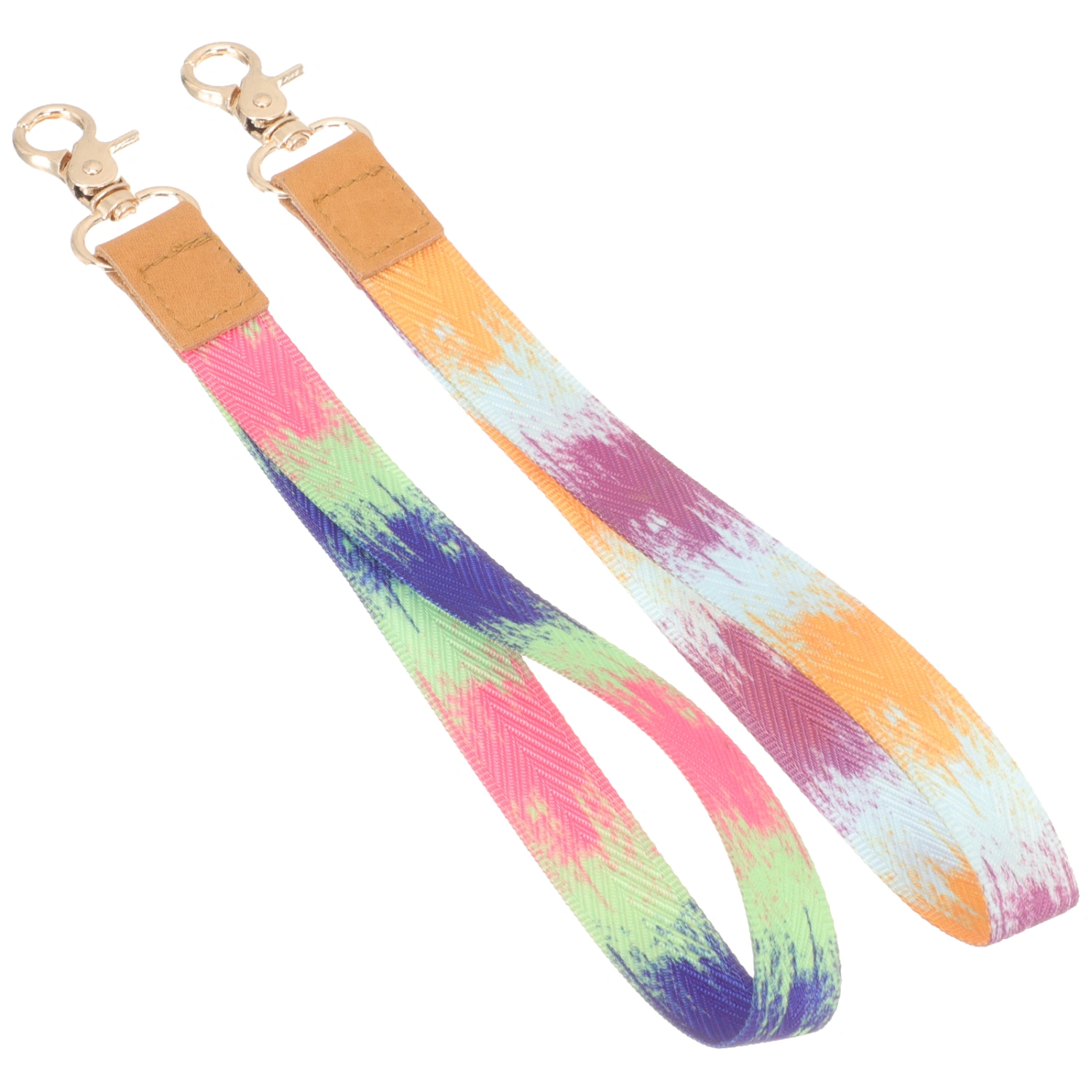 2pcs Neck Lanyards Key Lanyard ID Badges Lanyard Anti-lost Lanyard for Women Student
