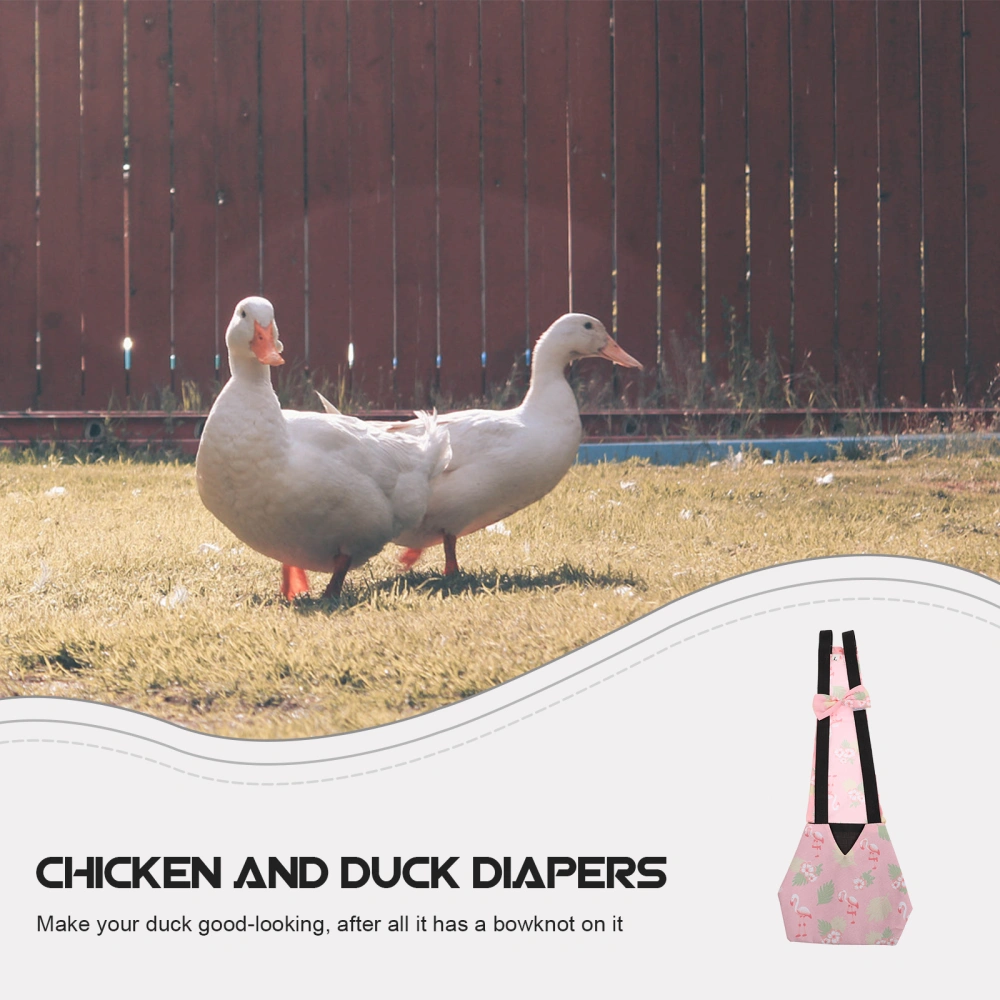 1pc Printed Duck Diaper Chicken Goose Elastic Belt Washable Reusable Diaper