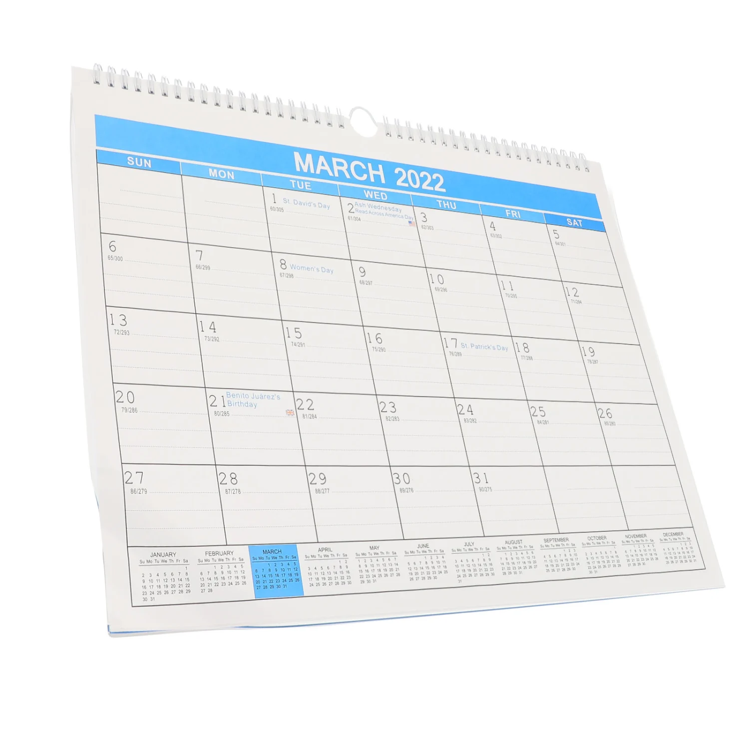 1PC 2022 New Year Wall Calendar Household Decorative Schedule Monthly Calendar