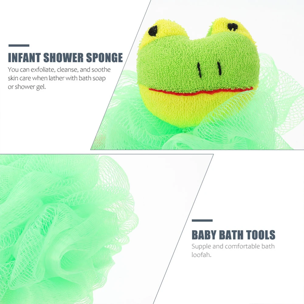 8pcs Cartoon Animals Shaped Shower Balls Lovely Bath Mesh Lovely Bath Scrubber