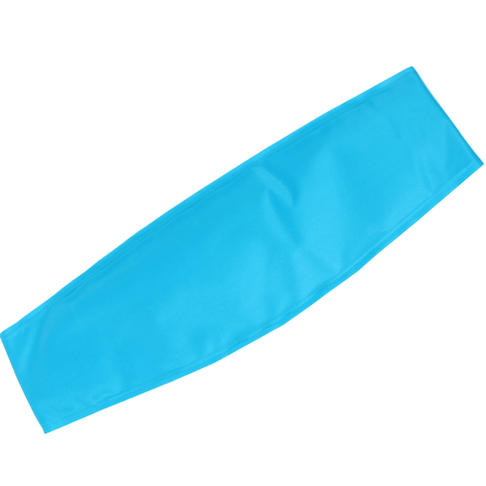 Reusable Ice Pack Lightweight Head Pain Relief Ice Wrap Hot and Cold Therapy Fever Ice Bag Strap (Sky-blue)