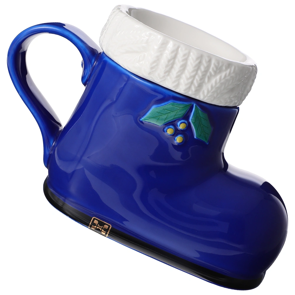 Christmas Coffee Mug Boot Shaped Water Cup Decorative Water Mug Water Accessory