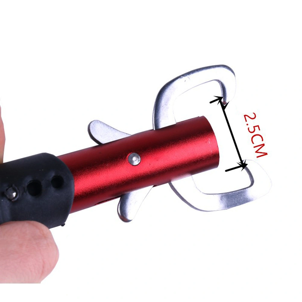 Sturdy Metal Gripper Fishing Pliers Fish Clamp Nose Pliers Fishing Tool Fishing Accessory Fishing Supplies for Outdoor Outside Fishing (Red)