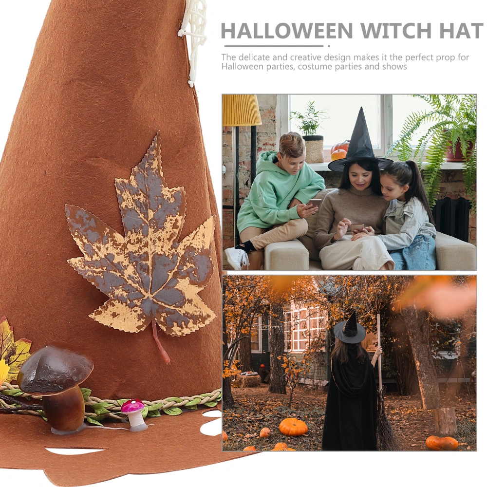 Halloween Witch Hat Witch Wizard Costume Hat for Halloween Party Masquerade Decor