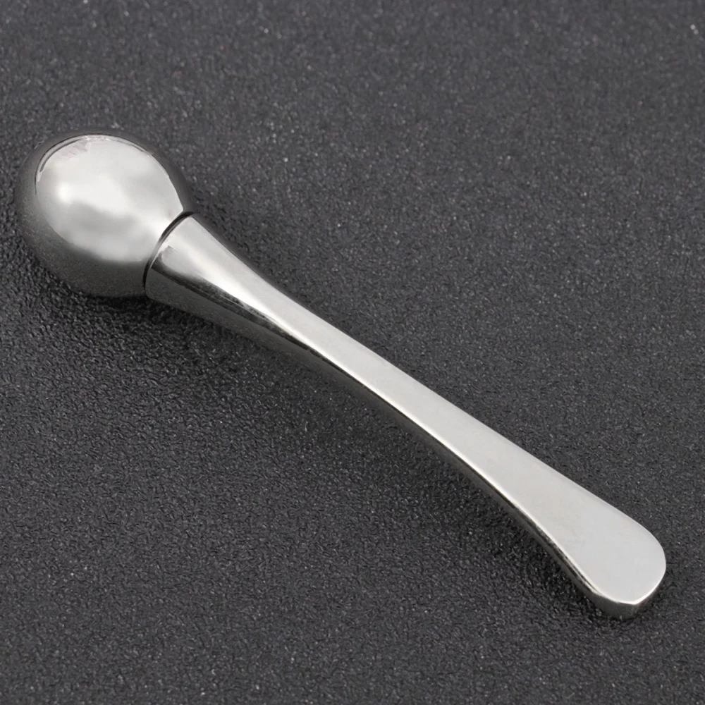 Silver Eye Cream Massager Sticks Metal Eye Massager Eye Face Wand Skin Care Massage Tool