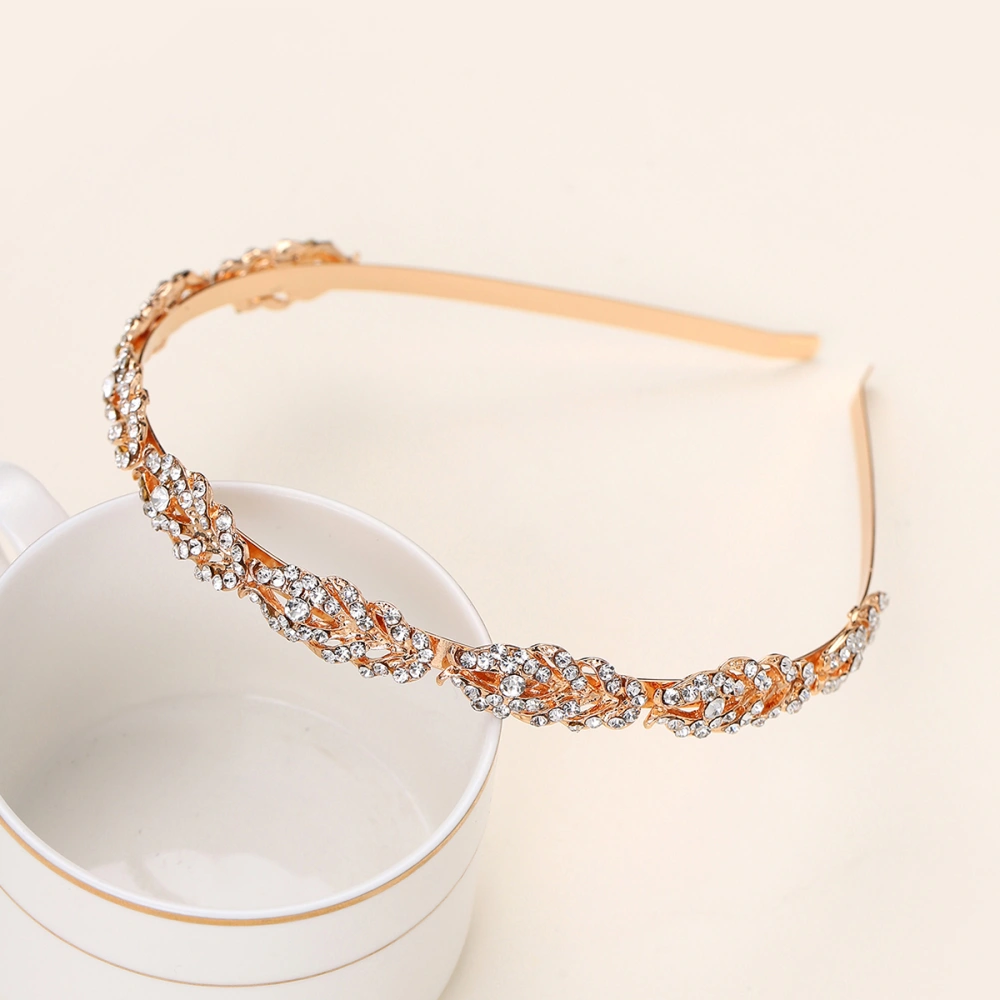 Wedding Rhinestone Headband Glitter Hair Hoop Fashion Sparkle Diamond Headband