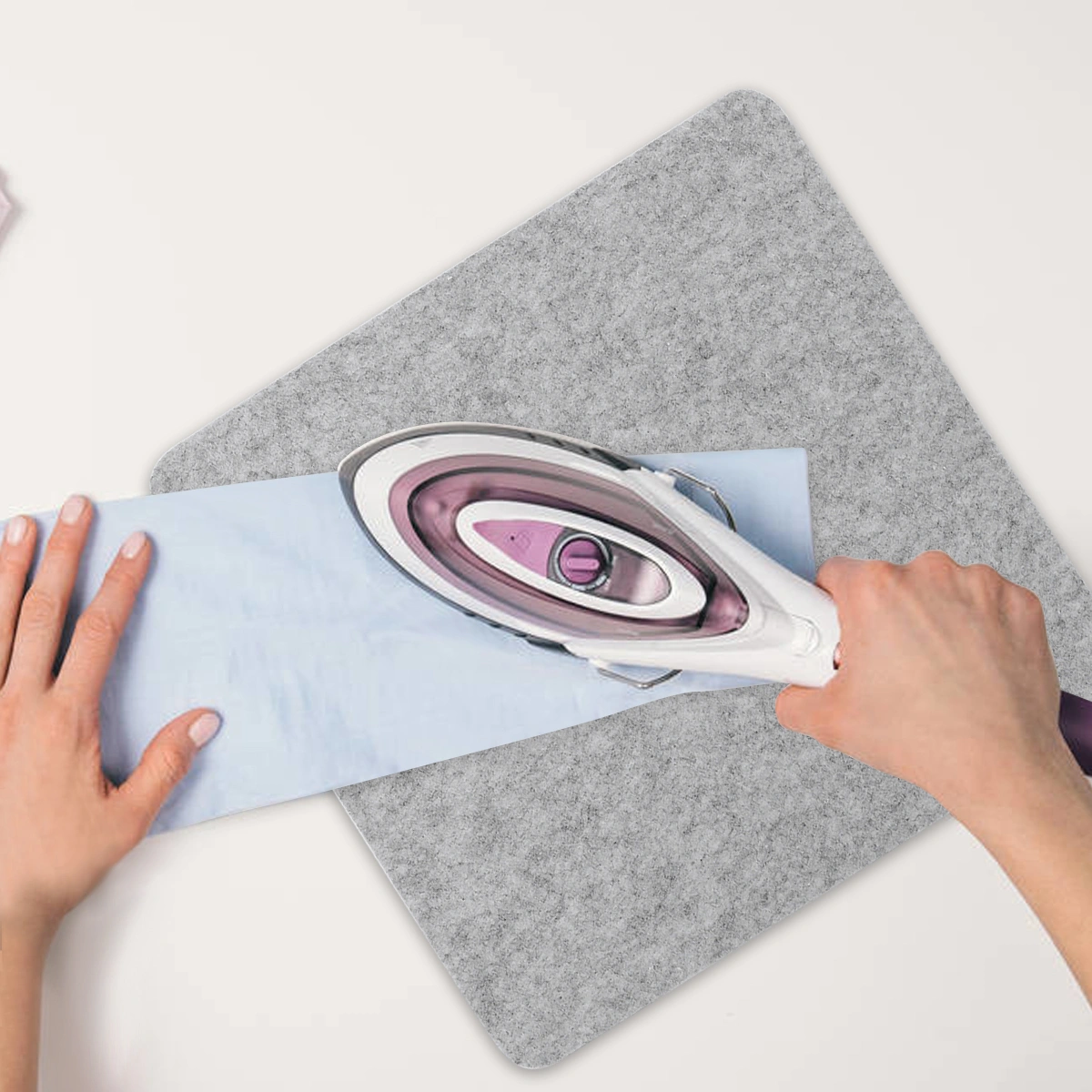 Wool Pressing Mat Wool Ironing Pad High Temperature Ironing Board Felt Press Mat Wool Ironing Mat for Quilting Home Ironing Sewing Tabletop Dryer Countertop (10x10inch)