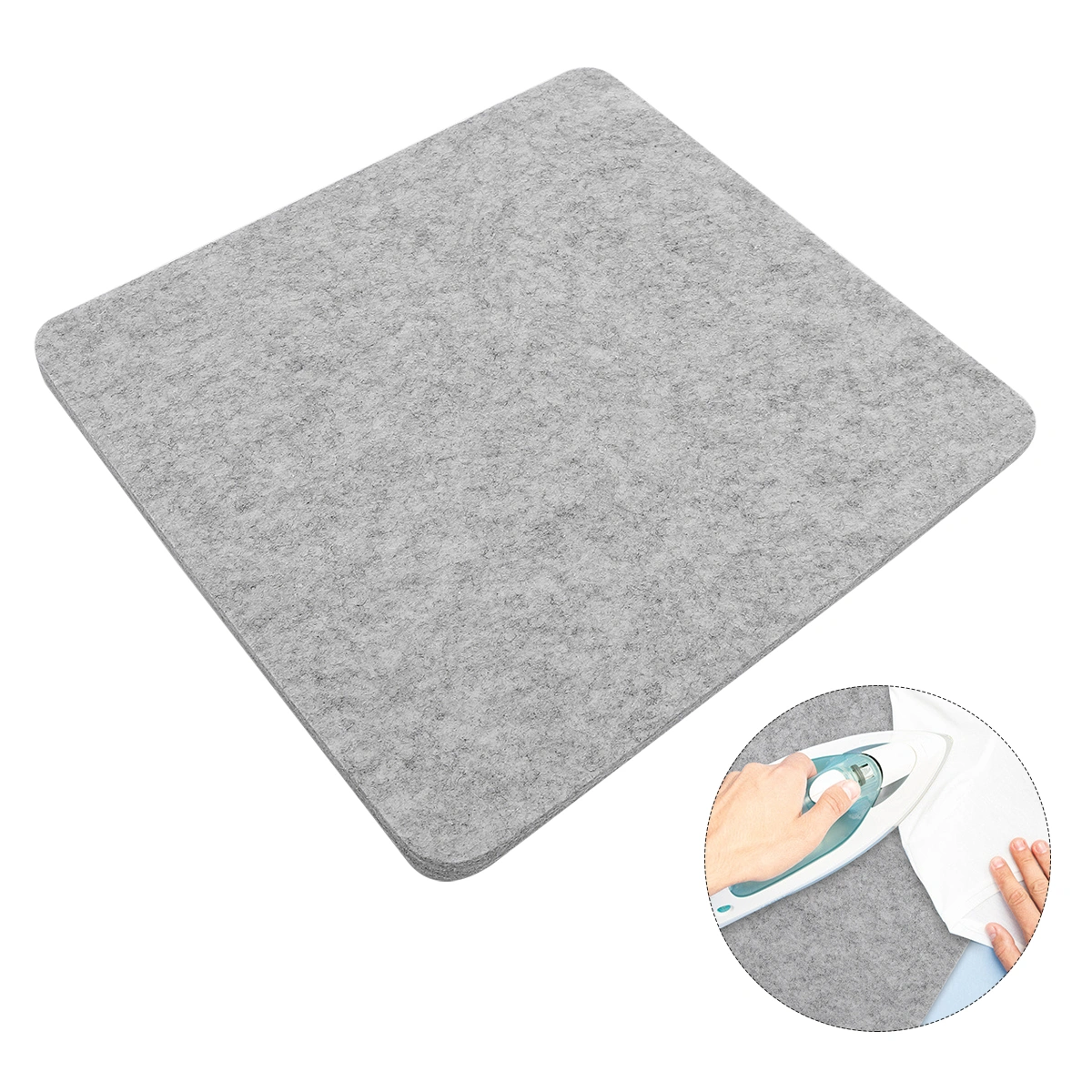 Wool Pressing Mat Wool Ironing Pad High Temperature Ironing Board Felt Press Mat Wool Ironing Mat for Quilting Home Ironing Sewing Tabletop Dryer Countertop (10x10inch)