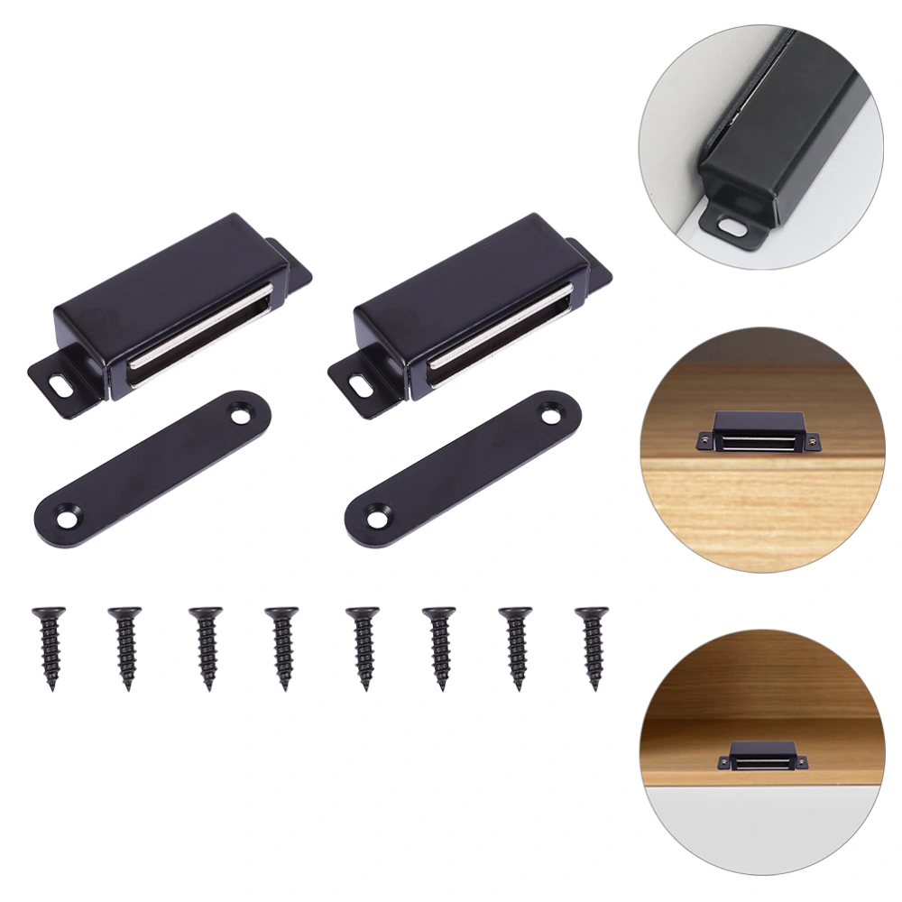 4pcs Stainless Steel Magnetic Catch Cabinet Door Magnet Latch for Drawer Cupboard