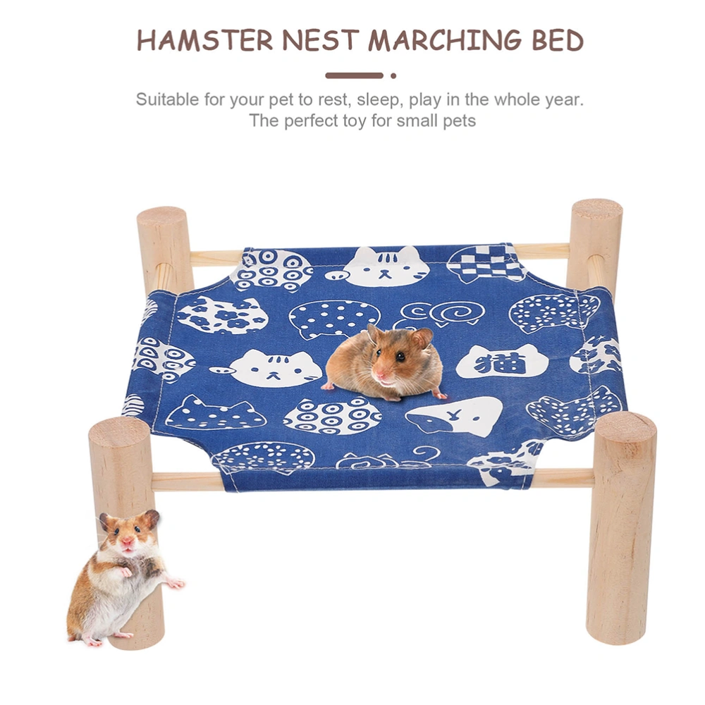 Hamster Den Camp Bed Elevated Pet Bed Detachable Hanging Nest Pet Supplies