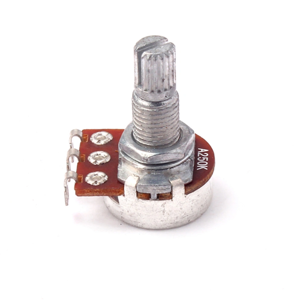 A250K OHM Audio POTS Guitar Potentiometers 18mm Shaft Volume and Tone Controls GP205