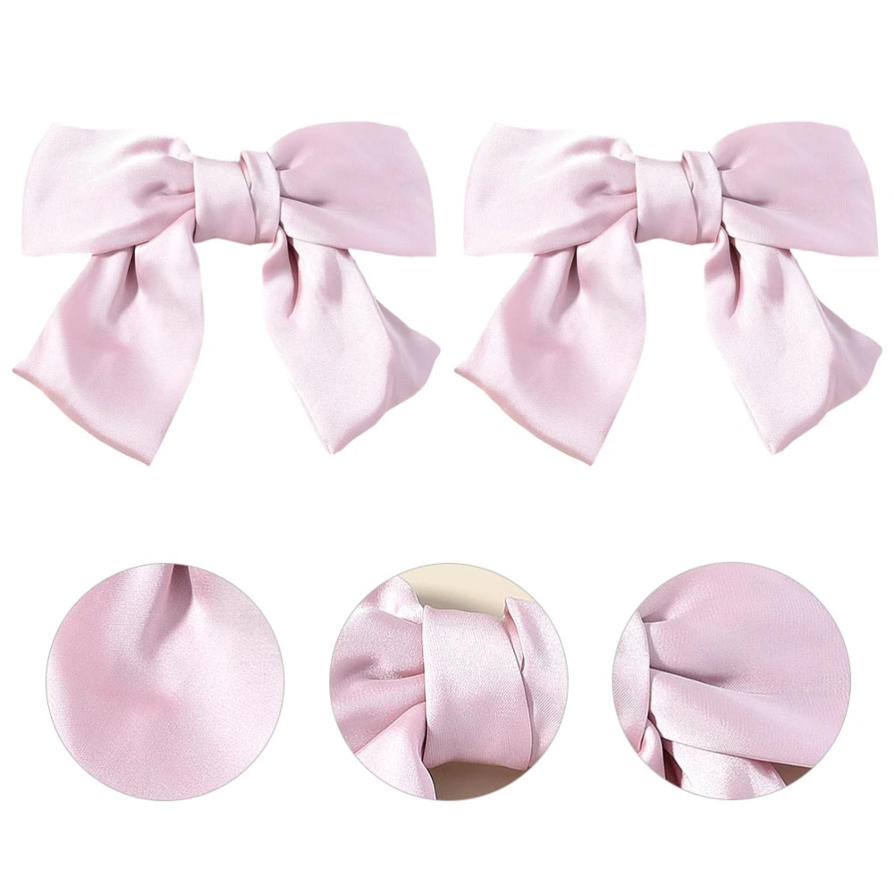 2Pcs Women Bowknot Hairpin Creative Hair Clip Girl Barrette Headdress