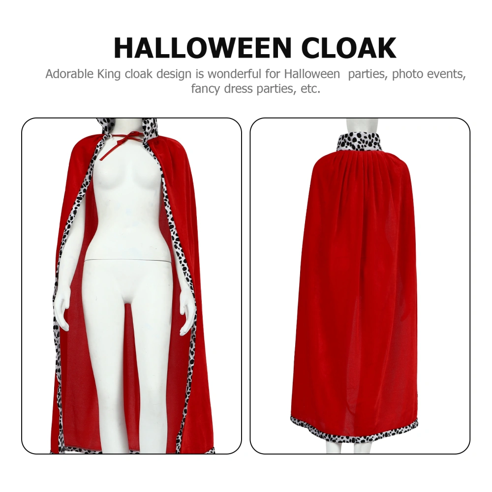 1Pc Cosplay Cloak Halloween Cape Party Costume King Cape Performance Cloak