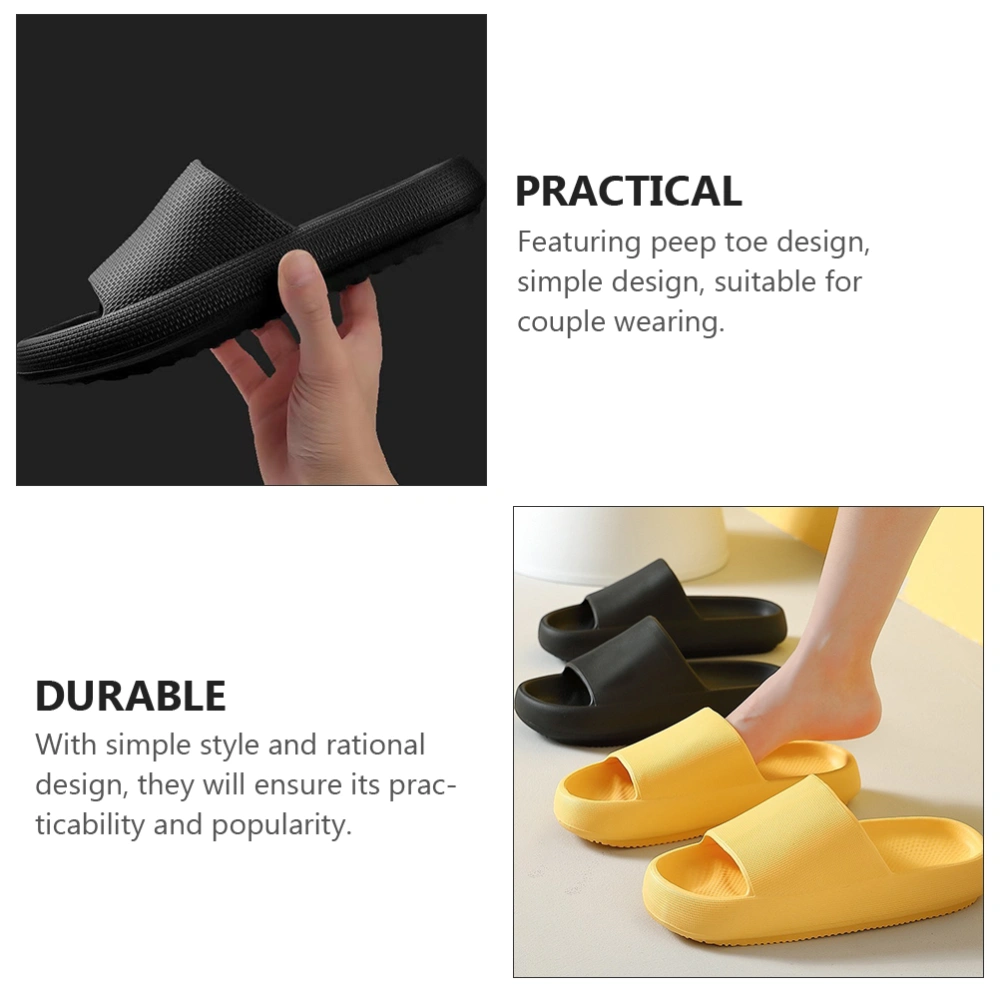 1 Pair Breathable Slippers Household Comfortable Home Shower Slippers Indoor Shoes