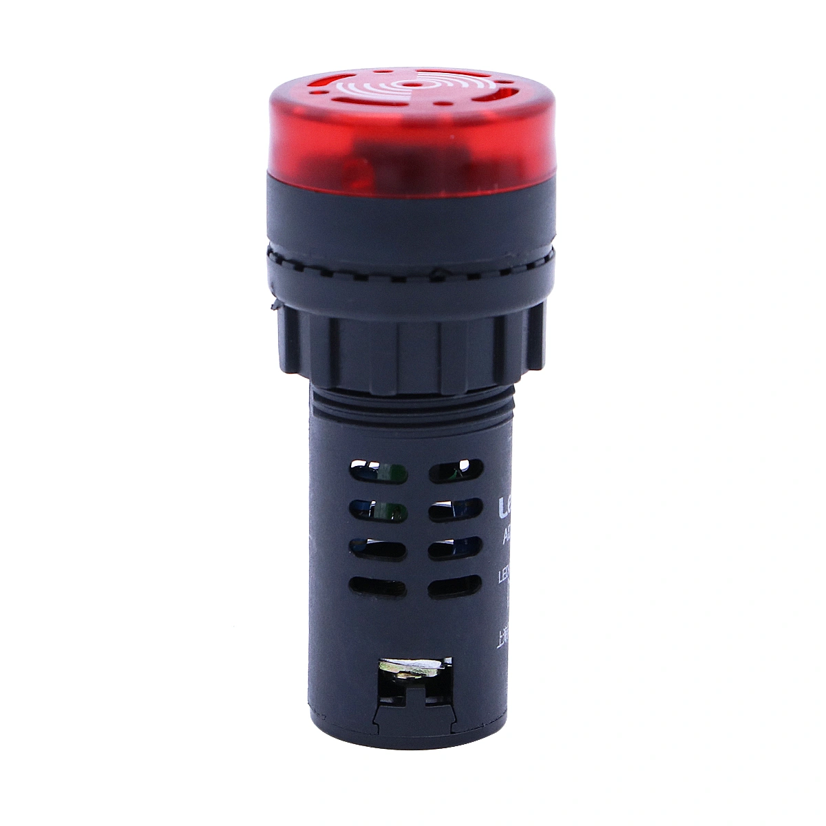 24V Small LED Signal Lamp Indicator Light Buzzer Alarm (Red Light)