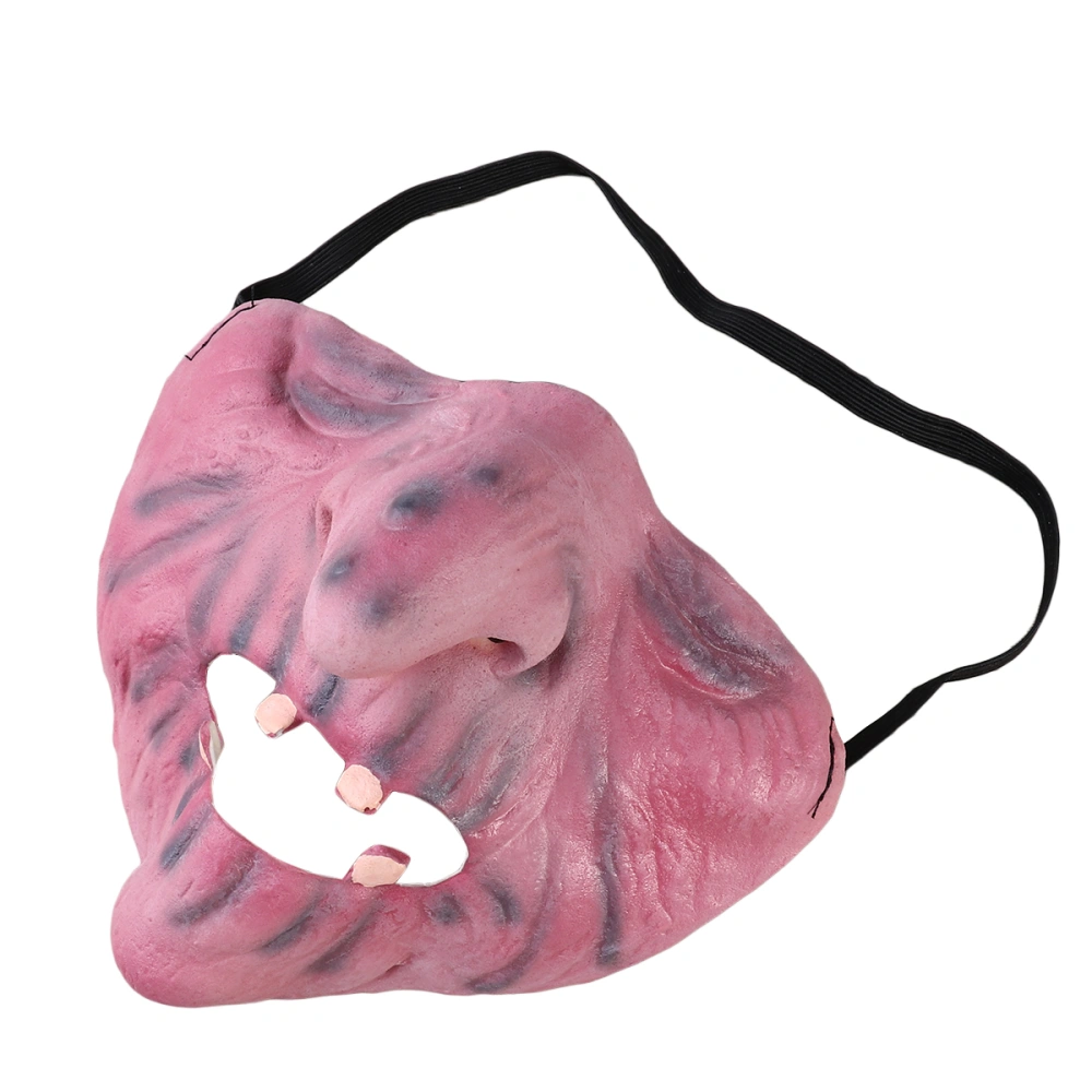 Funny Latex Half Face Masks Horrible Scary Mask Cosplay Costume for Halloween Party (Witch Mouth)