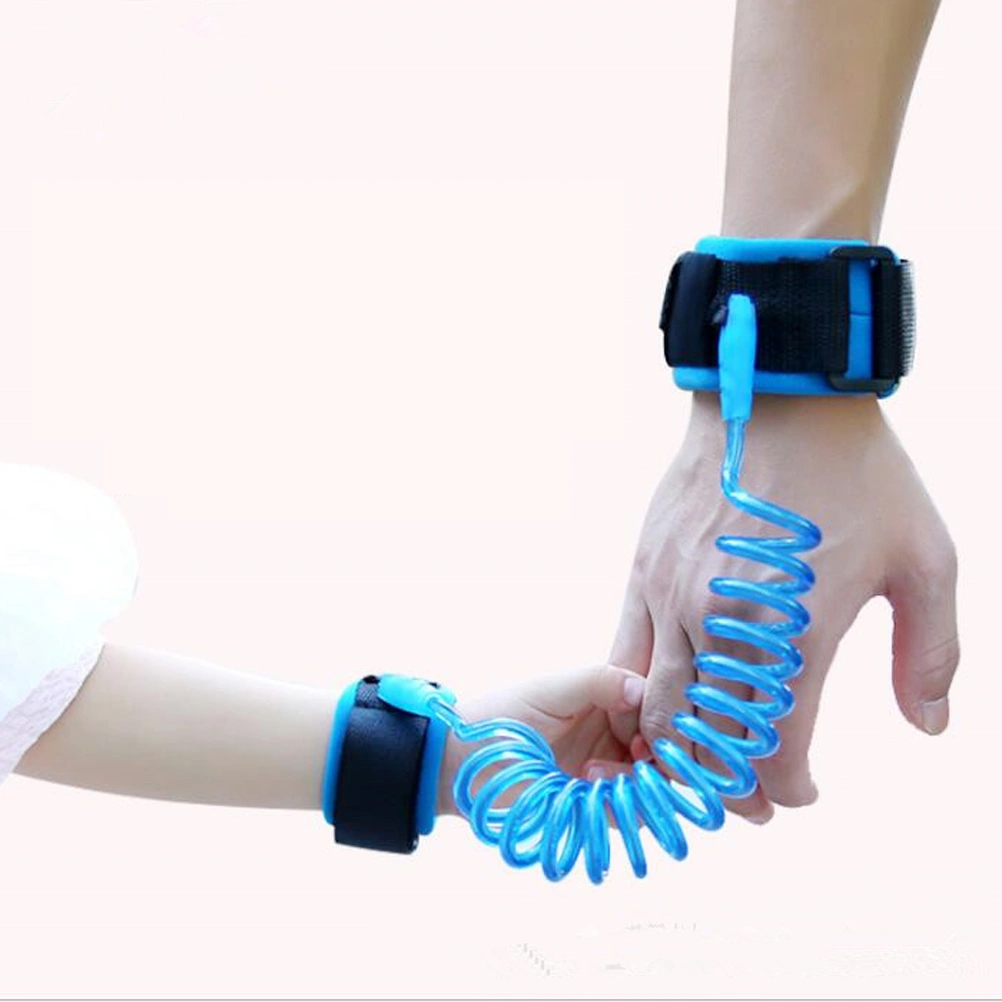 Kids Safety Harness Child Leash Wrist Link Traction Rope Anti Lost Belt 1.5M (Blue)