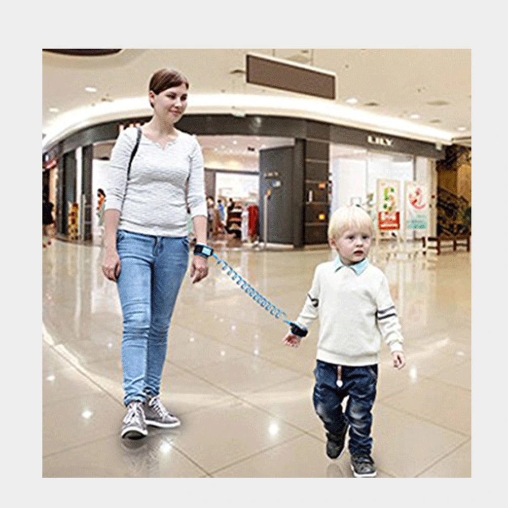 Kids Safety Harness Child Leash Wrist Link Traction Rope Anti Lost Belt 1.5M (Blue)