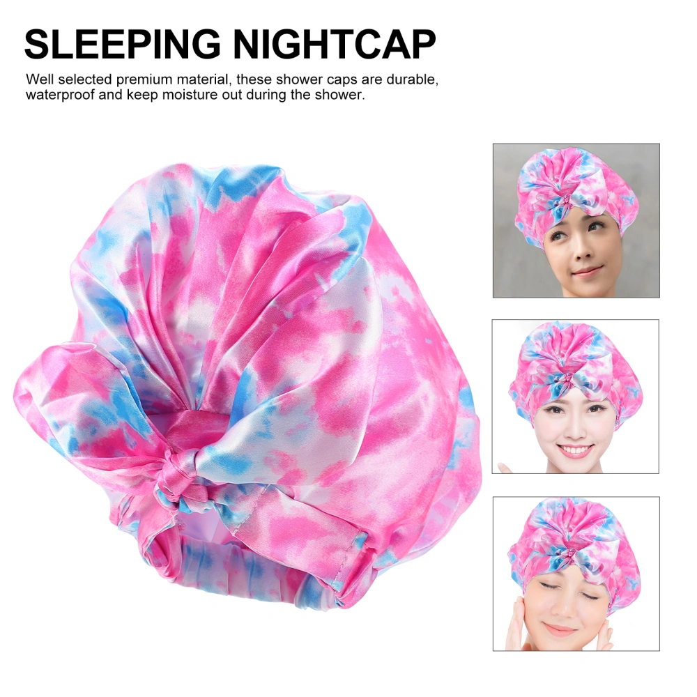 1Pc Multi-purpose Female Shower Caps Durable Bath Hair Caps Women Nightcap