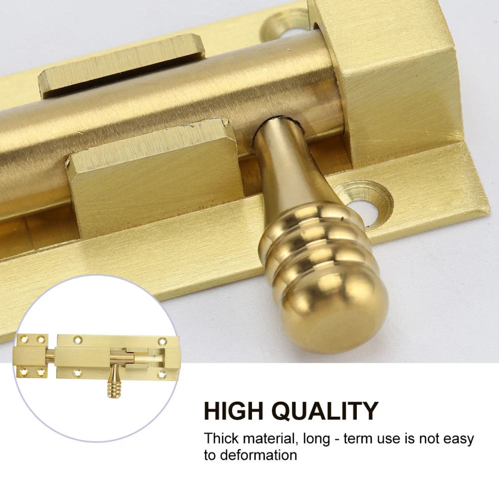 1Pc Aluminum alloy Door Latch Slide Lock Bolt Anti-theft Window Door Lock