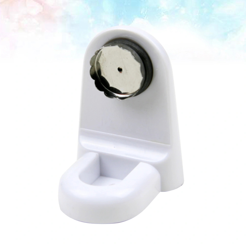 1pc Bathroom Magnetic Soap Holder Kitchen Soap Container Dispenser Wall Attachment (White)