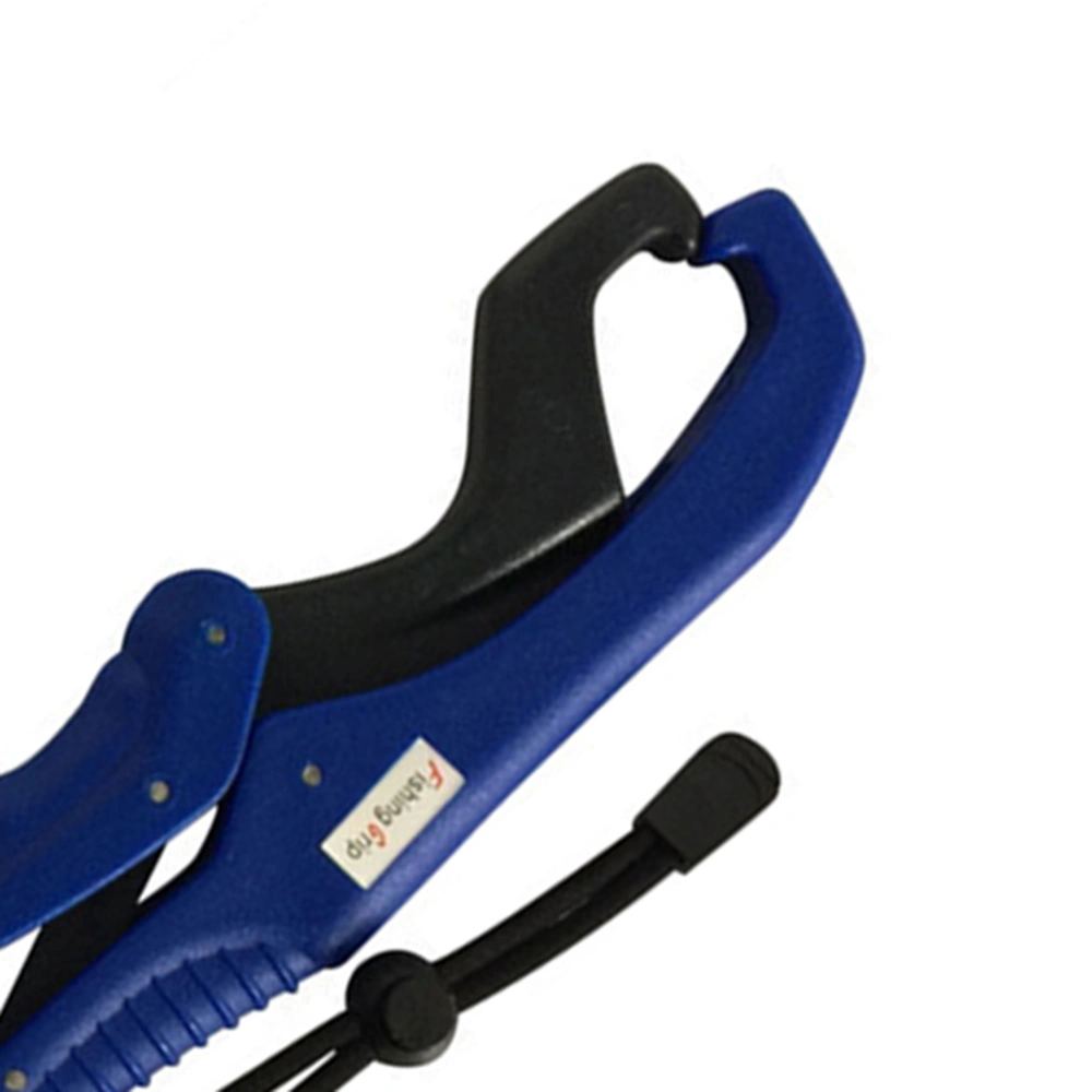 9 Inch Plastic Fishing Pliers Fish Clamp Floating Fish Gripper Needle Nose Pliers Fishing Tool(Blue-Black Color)