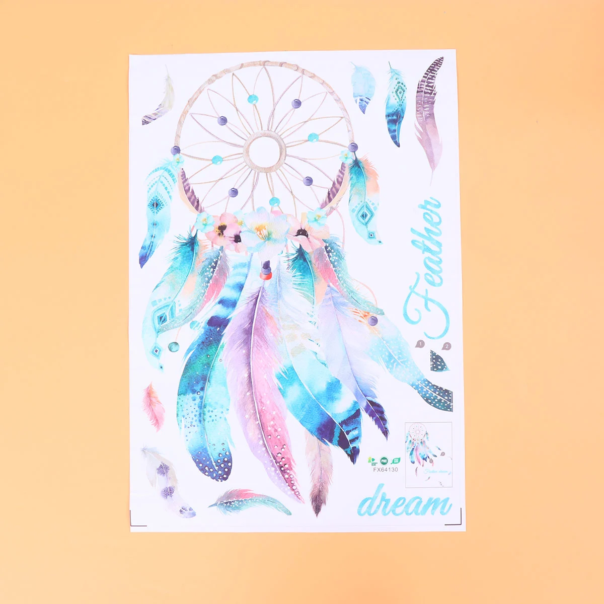 Creative Dream Catcher Hanging Pendant Wall Decoration Feather Dreamcatcher Decorative Pendant Assorted Color