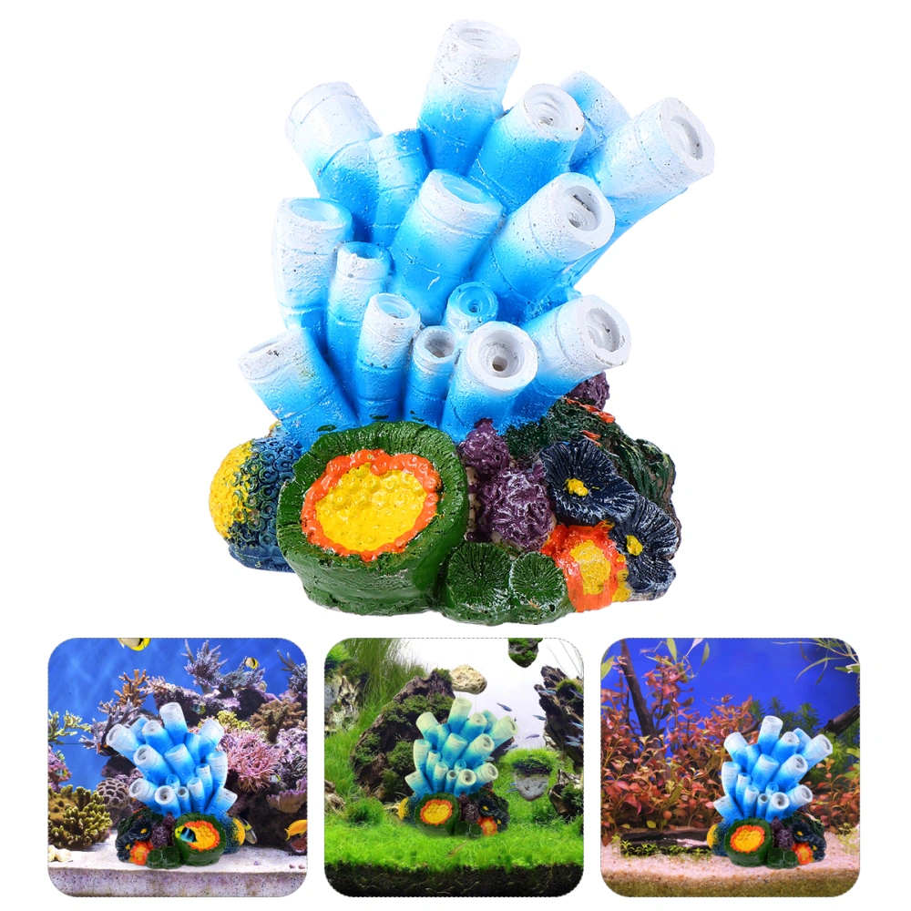 1pc Artificial Coral Simulation Coral Fish Tank Adornment Aquarium Decoration