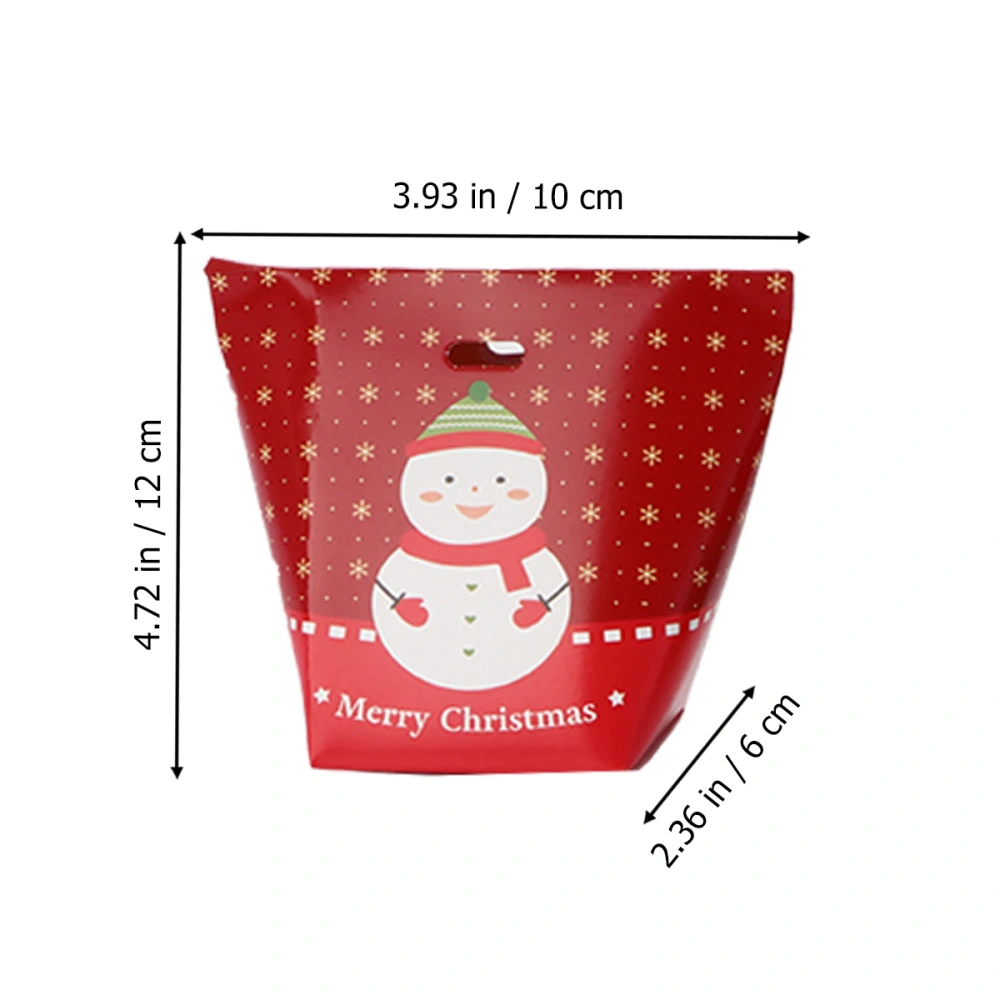 12PCS Christmas Cake Box Adorable Delicate Christmas Cookie Snacks Box