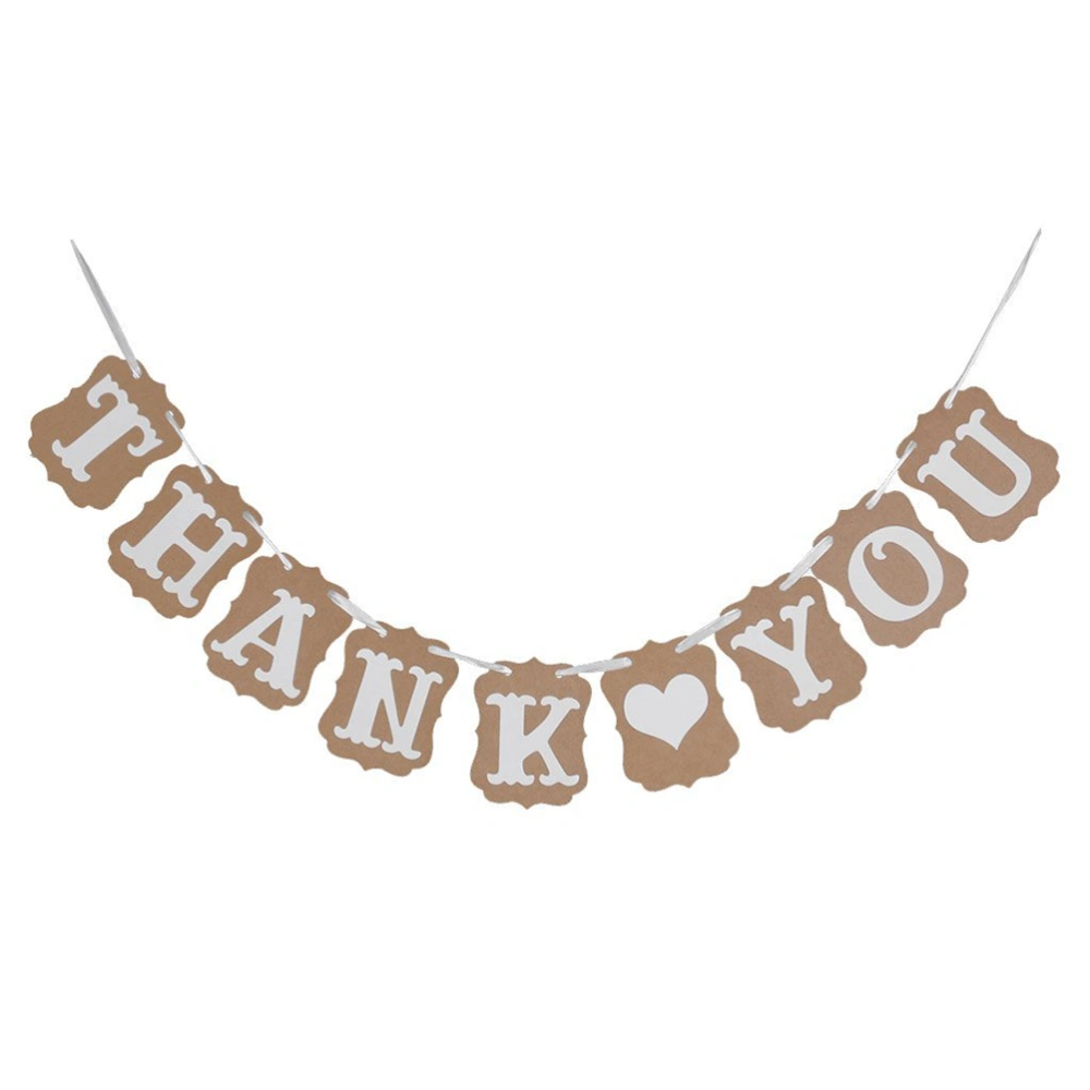 THANK YOU Paper Bunting Banner Wedding Party Favors