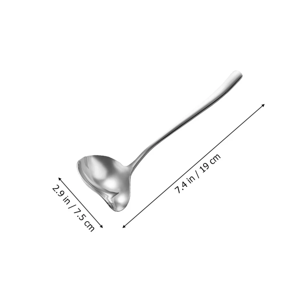 Stainless Steel Gravy Ladle Kitchen Soup Spoon Stainless Spoon Kitchen Oil Spoon