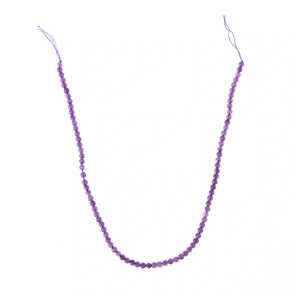 4MM Purple Crystal Beads DIY Handicraft Accessories for Jewelry Necklace Craft Making