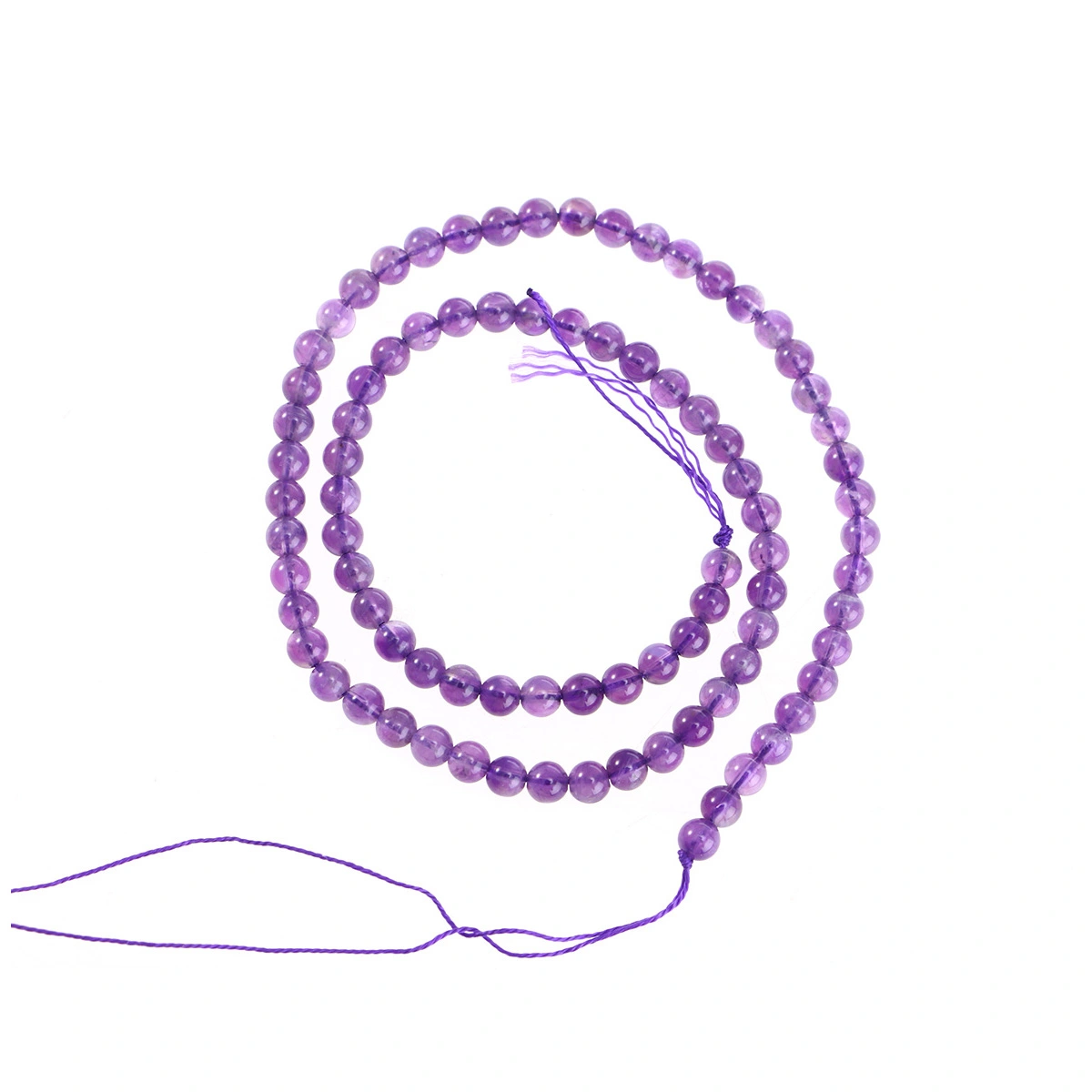 4MM Purple Crystal Beads DIY Handicraft Accessories for Jewelry Necklace Craft Making