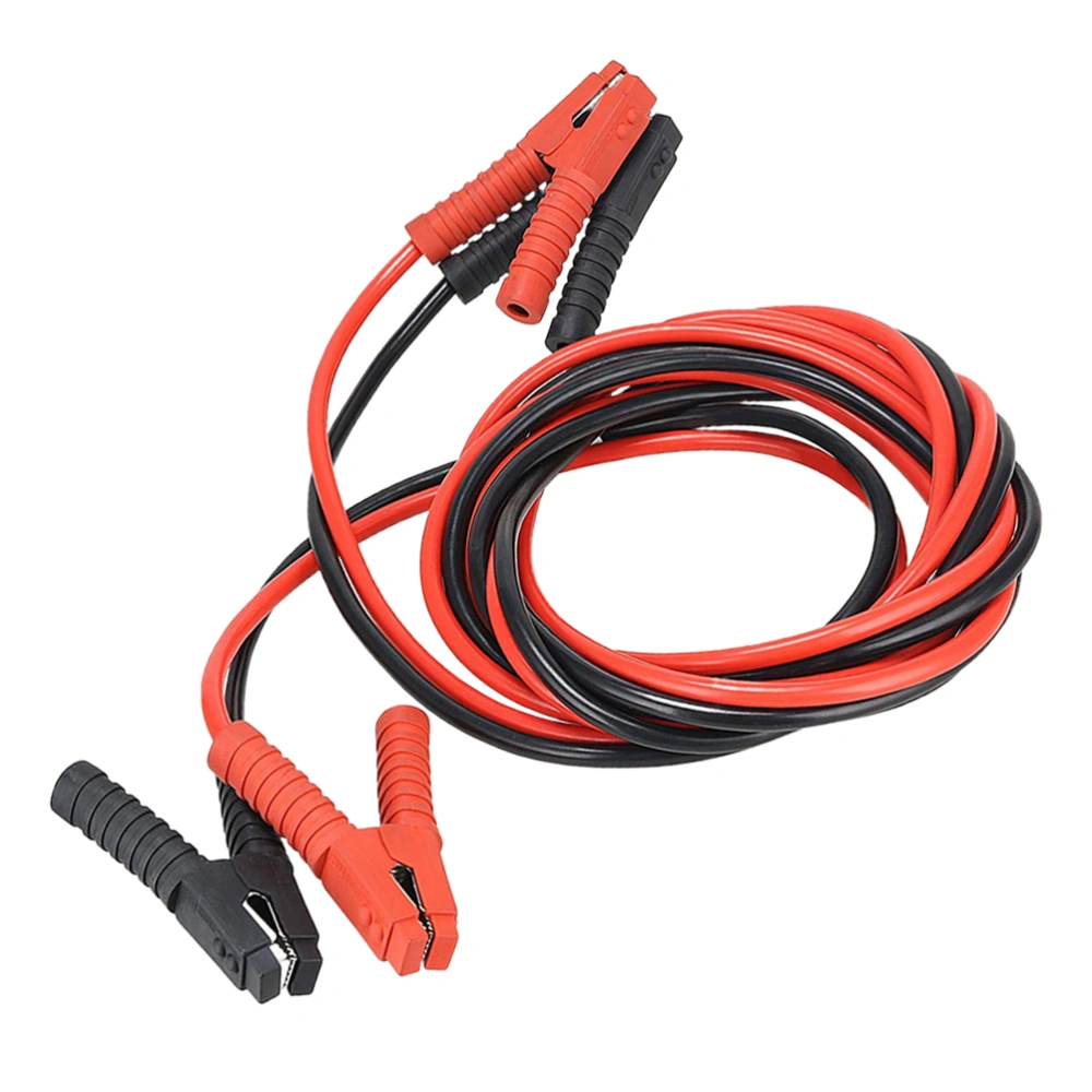 5M 1200A Heavy Duty Copper Car Booster Jumper Cables for Car Vehicle Emergency (Black, Red)