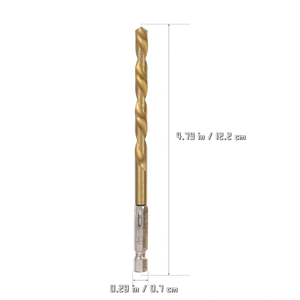 13pcs Twisted Drill Bits Hex Drill Bits Concrete Drill Bits Useful Drill Bits for Metal