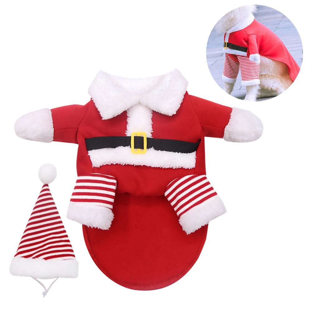 1 Set Dog Clothes Eye-catching Lovely Funny Pet Garment Dog Xmas Costume Dog Cape for Animal Dog Pet (M)