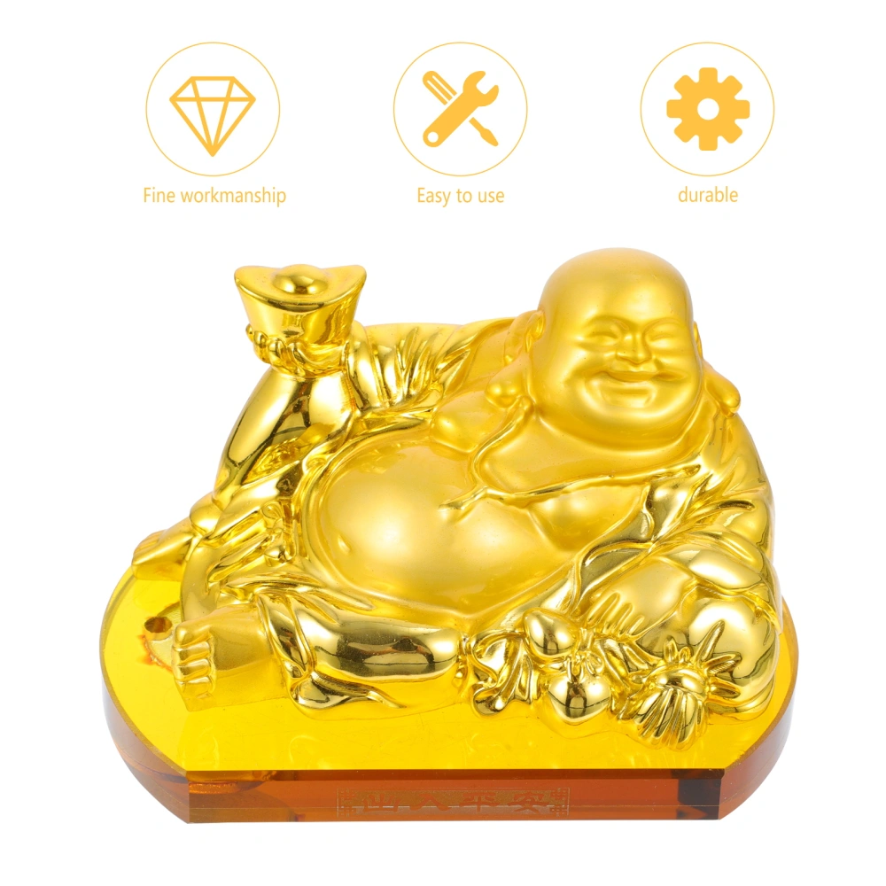 Laughing Buddha Statue Desk Maitreya Buddha Figurines Car Ornaments Home Decor