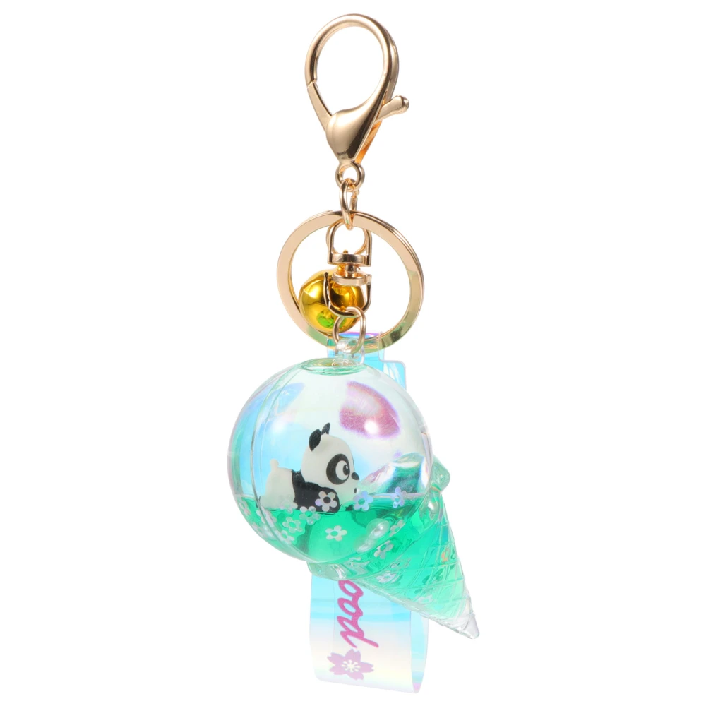 Cartoon Panda Key Chain Backpack Hanging Ornament Floating Panda Adornment