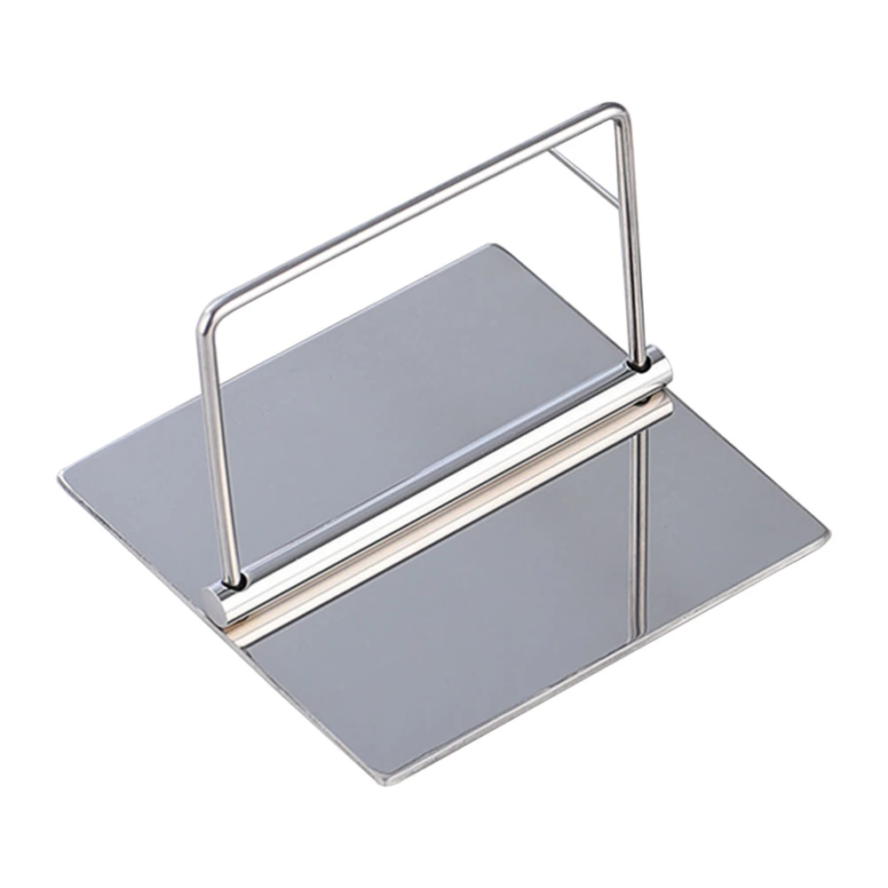 1Pc Tissue Holder Paper Rack Hotel Tissue Stand Napkin Holder Napkin Rack (Silver)