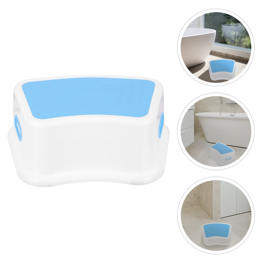 1Pc Plastic Anti-slip Stool Bathroom Footstool Bath Toilet Stool for Home