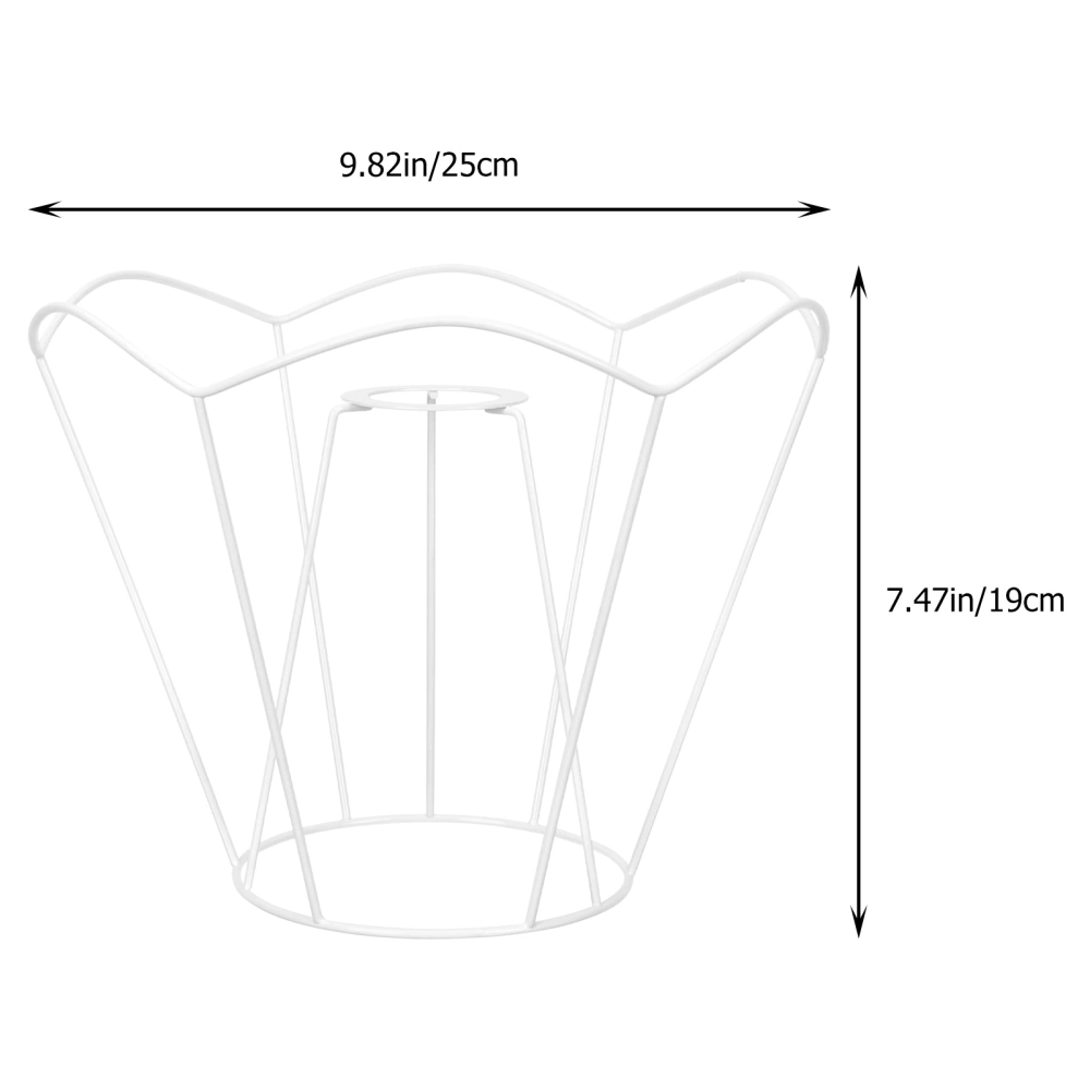Lampshade Frame E27 Base Vintage Lamp Shade Frame Lamp Fix Ring Lamp Cover